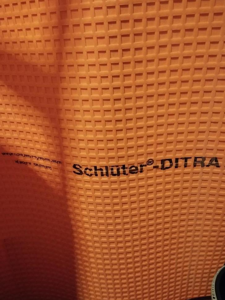 Schlüter Ditra 25 ontkoppelingsmat, Doe-het-zelf en Verbouw, Sanitair, Nieuw, Douche, Ophalen