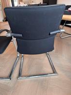 4 Vergaderstoelen - Zware Kwaliteit, 1 Beschadigd, Huis en Inrichting, Stoelen, Gebruikt, Zwart, Ophalen of Verzenden, Vier