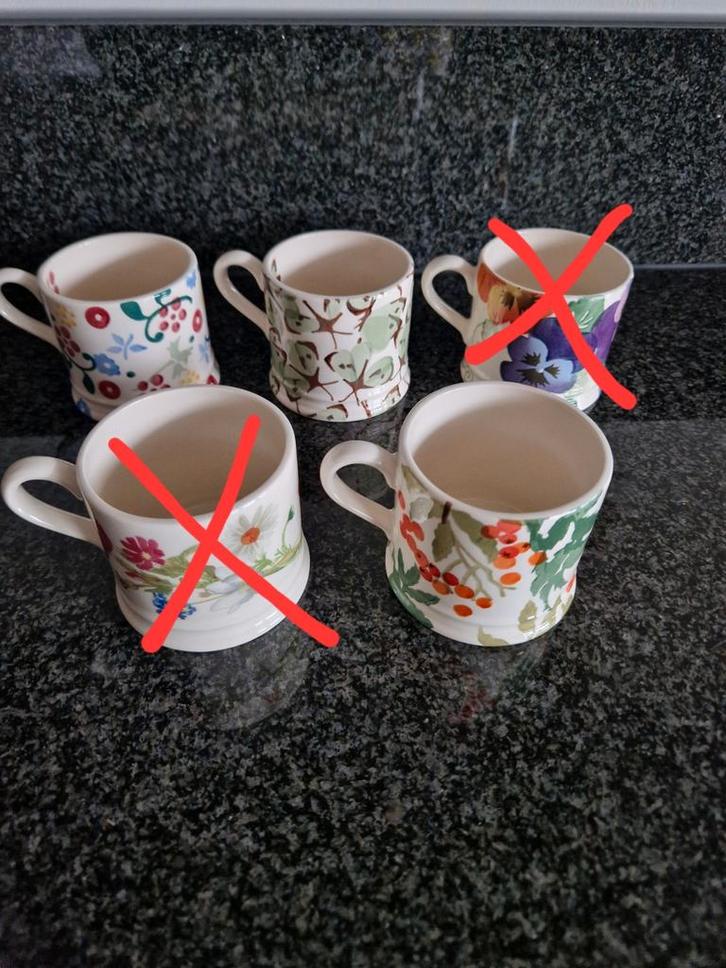 nieuwe small mugs van Emma Bridgewater, Huis en Inrichting, Keuken | Servies, Nieuw, Kop(pen) en/of Schotel(s), Overige stijlen