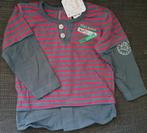 Maat 68 * Dirkje longsleeve rood/grijs *NIEUW*, Kinderen en Baby's, Babykleding | Maat 68, Dirkje, Nieuw, Ophalen of Verzenden