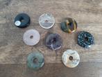 Diverse edelsteen donuts 30 mm, Verzenden, Mineraal