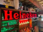Heineken lichtbak, Ophalen, Gebruikt, Reclamebord, Plaat of Schild, Heineken
