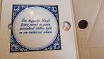 Delftsblauw tegel Dreft, Huis en Inrichting, Woonaccessoires | Tekstborden en Spreuken, Ophalen, Nieuw