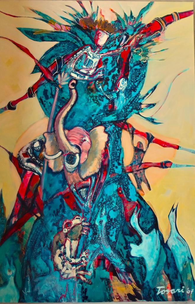 Origineel werk kunstenaar Rene Tosari, Ophalen of Verzenden