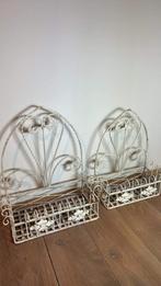 Set brocante planten rekjes / bakjes, Ophalen, Gebruikt, Rechthoekig, Tuin