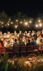 TE HUUR - prikkabel 25 meter met warm witte lampen, Ophalen of Verzenden, Zo goed als nieuw, Overige