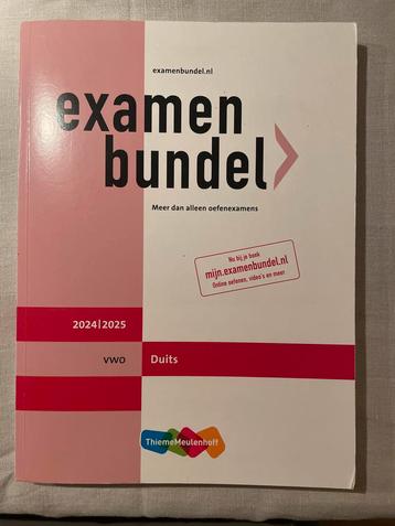 Examenbundel Duits VWO 2024-2025 beschikbaar voor biedingen
