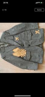 Sturka jas colbert  merino 52 L nieuwstaat, Ophalen of Verzenden, Zo goed als nieuw, Maat 52/54 (L), Bruin