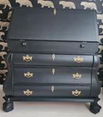 Mooie zwarte secretaire, bureau, buro, Huis en Inrichting, Kasten | Secretaires, Ophalen, Zo goed als nieuw