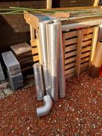 Aluminium rookgasafvoer 110 mm, Doe-het-zelf en Verbouw, Ophalen, Aluminium, Zo goed als nieuw, Minder dan 2 meter