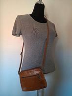 V&D cognac leren crossbody tas, Overige merken, Anneonline, Steenbergen, Gebruikt