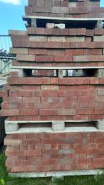 Rode straatstenen, Tuin en Terras, Ophalen, Gebruikt, Klinkers, 10 m² of meer
