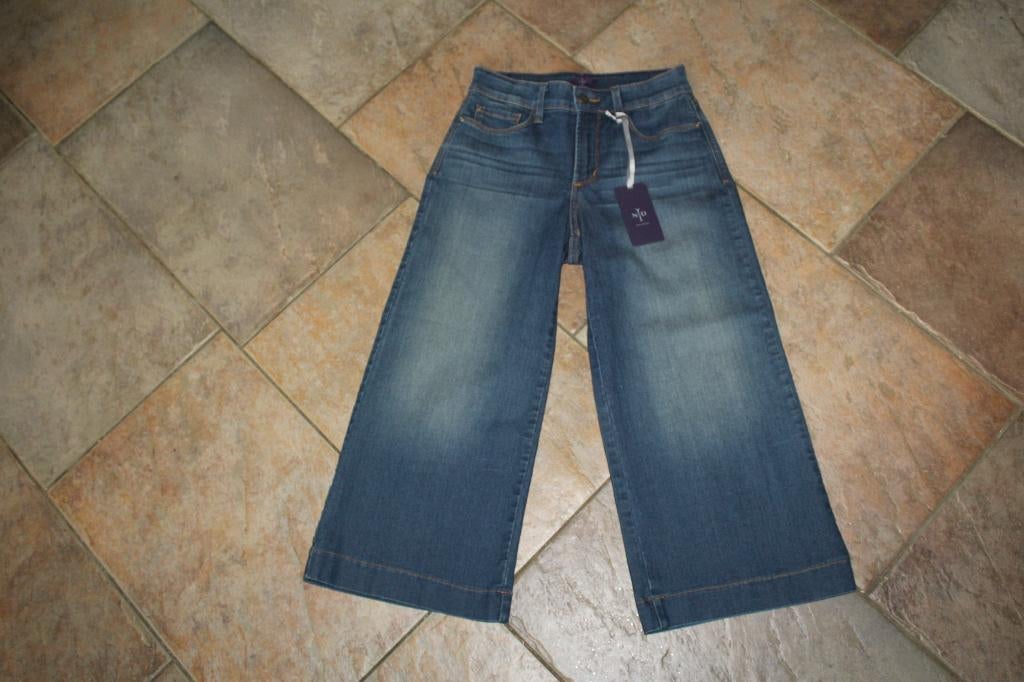 NYDJ stretch capri broekrok mt 34/XS ZGAN KOOPJE, Kleding | Dames, Rokken, Blauw, ., Ophalen of Verzenden, Zo goed als nieuw