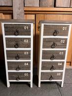 2 x landelijke kasten, Huis en Inrichting, Kasten | Ladekasten, Zo goed als nieuw, Minder dan 100 cm, 25 tot 50 cm, 50 tot 100 cm