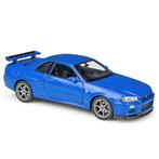 Nissan SkyLine GT-R (R34) (RHD), Ophalen of Verzenden, Nieuw, Auto, Welly
