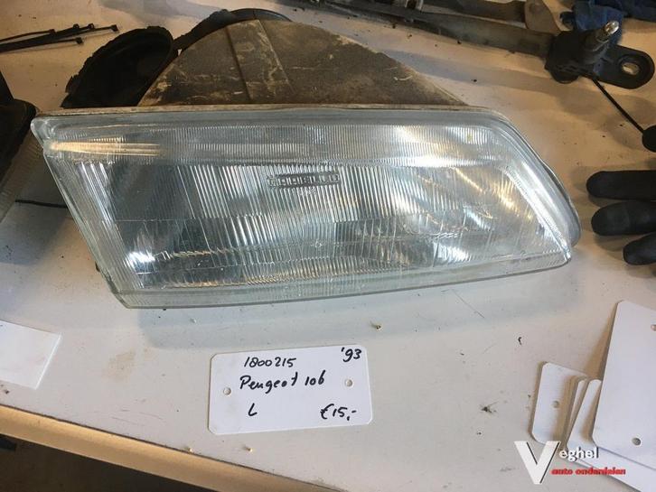 Peugeot 106 1993 Koplamp Links, Auto-onderdelen, Verlichting, Gebruikt, Ophalen of Verzenden