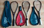 Squashrackets met beschermhoes, Ophalen of Verzenden, Gebruikt, Racket, Met hoes