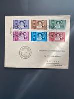 Luxemburg FDC 1953, Postzegels en Munten, Postzegels | Eerstedagenveloppen, Ophalen of Verzenden, Beschreven, Europa