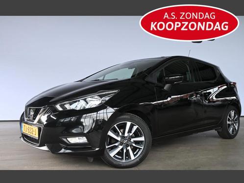Nissan Micra 0.9 IG-T N-Connecta Clima Navigatie LED Camera, Auto's, Nissan, Bedrijf, Te koop, Micra, ABS, Achteruitrijcamera