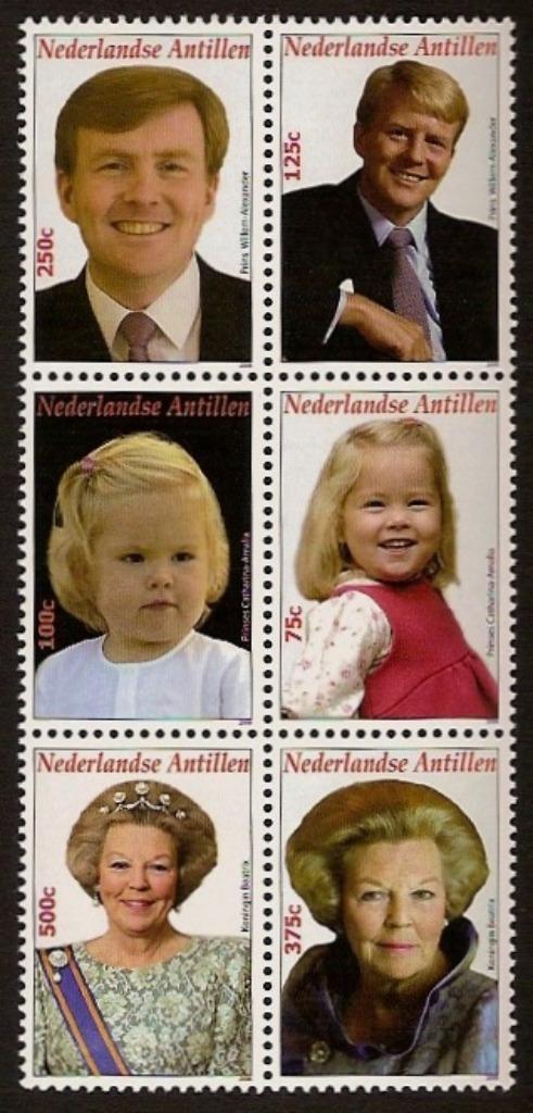 Nederlandse Antillen 1808/13 postfris Troonsopvolgers 2008, Postzegels en Munten, Postzegels | Nederlandse Antillen en Aruba, Postfris