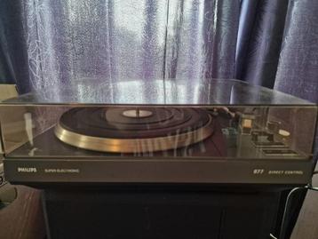 Philips 877 Super Electronic Direct Control platenspeler  beschikbaar voor biedingen