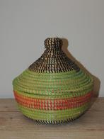 Mand met deksels 30 cm uit India € 14,95, Ophalen, Nieuw