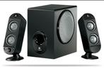 Logitech PC Speakers - Goed Geluid!, Audio, Tv en Foto, Luidsprekers, Gebruikt, Minder dan 60 watt, Front, Rear of Stereo speakers