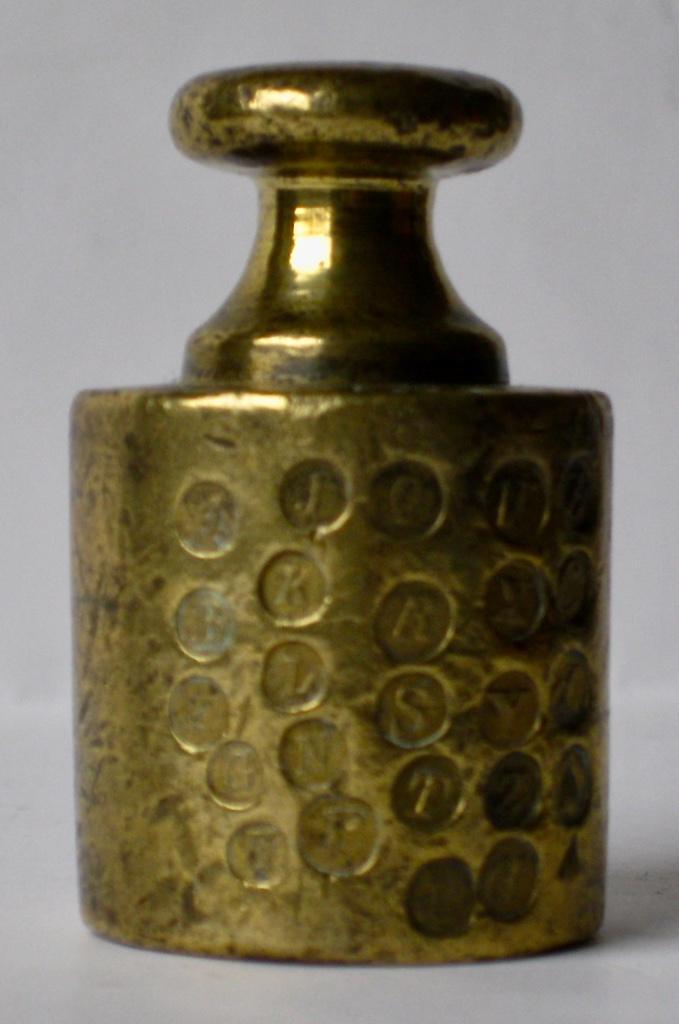 Knopgewicht 2 NED. ONS, Antiek en Kunst, Antiek | Gereedschap en Instrumenten, Ophalen of Verzenden