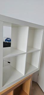2 witte vakjeskasten / kallax kasten, Huis en Inrichting, Kasten | Wandmeubels, Ophalen, Met plank(en), Gebruikt, Minder dan 150 cm