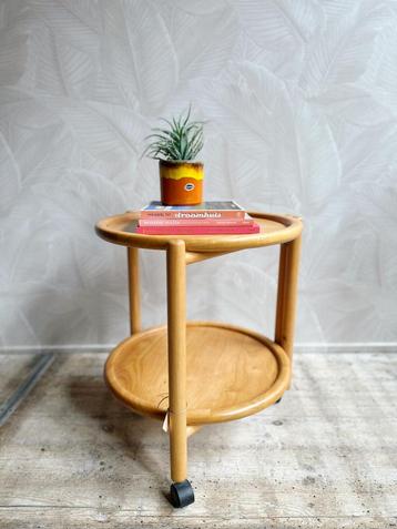 Vintage Deens design opvouwbare serveerwagen / theewagen beschikbaar voor biedingen