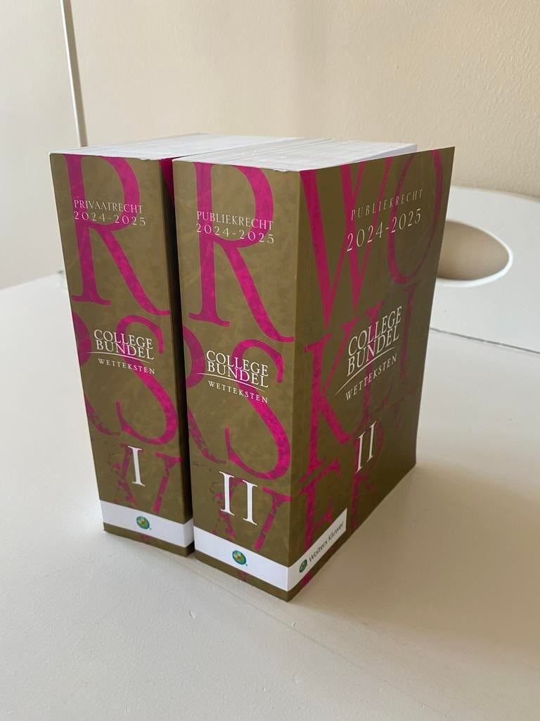 Collegebundel Publiek- en Privaatrecht 2024-2025, Ophalen of Verzenden, Alpha, Zo goed als nieuw, WO
