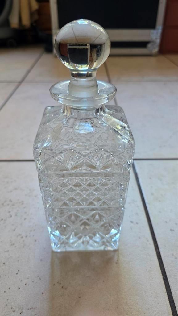 Prachtige Vintage Glazen Karaf met Stop, Stijlvol & Tijdloos, Antiek en Kunst, Antiek | Glas en Kristal, Ophalen