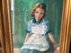 Portret van een meisje. Pastel. Schilder Lei Lomin ? 1950, Ophalen