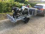 Te huur; Motortrailer, motor aanhanger 1 of 2 motoren