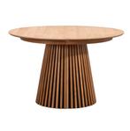 Ronde verstelbare eettafel, Huis en Inrichting, Tafels | Eettafels, 100 tot 150 cm, Rond, Ophalen of Verzenden, Zo goed als nieuw