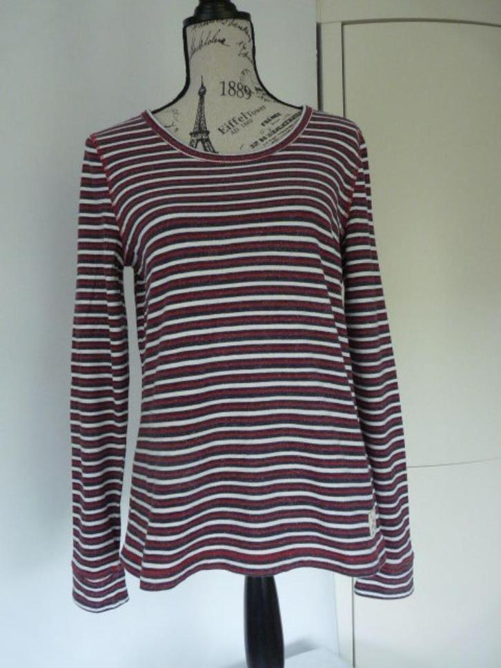 Leuk strepen shirt trui rood blauw en wit, van Edc, mt L, Kleding | Dames, Truien en Vesten, Zo goed als nieuw, Maat 42/44 (L)