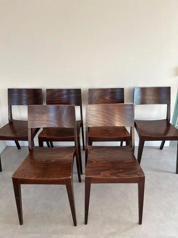 Vintage stoelen, set van 6  beschikbaar voor biedingen