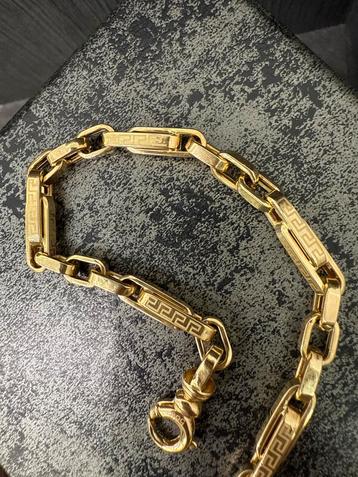 Prachtige 14k gouden monte carlo armband beschikbaar voor biedingen
