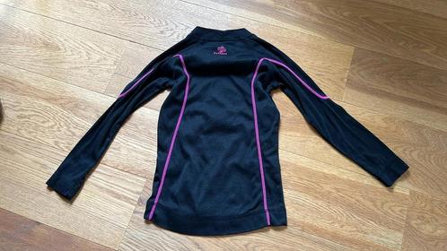 Kilpi ondershirt thermo /skikleding maat 110/116 zwart roze, Kinderen en Baby's, Kinderkleding | Maat 110, Zo goed als nieuw, Meisje