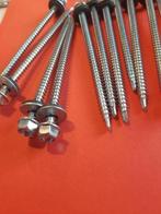 25 st verzinkt metaal sandwichpaneel schroeven 4,8x100, Tuin en Terras, Ophalen of Verzenden, Nieuw, 250 cm of meer, Balken