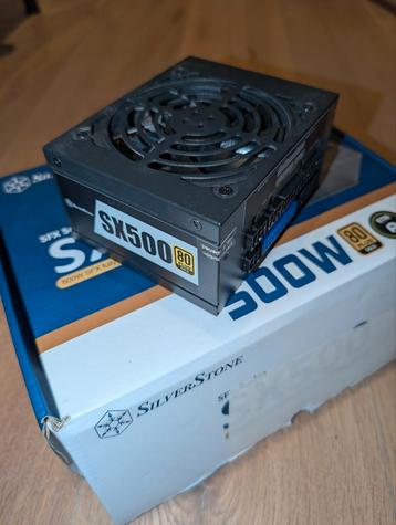 Silverstone SX500-G SFX 500W Voeding - Perfecte Staat! beschikbaar voor biedingen