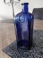 Oude blauwe fles, Antiek en Kunst, Antiek | Glas en Kristal, Ophalen