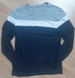 Longsleeve Pier One, maat M, blauw - wit - grijs, Pier One, Ophalen of Verzenden, Zo goed als nieuw, Maat 48/50 (M)