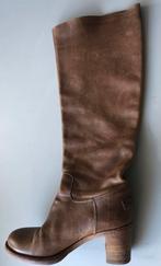 Shabbies Amsterdam hoge laarzen met hak maat 40, Kleding | Dames, Hoge laarzen, Ophalen of Verzenden, Gedragen, Bruin