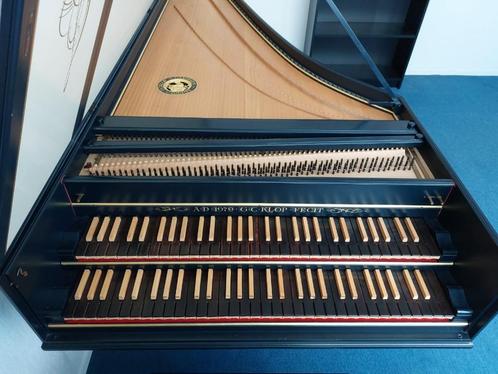 Klavecimbel G.C. Klop (1979), Muziek en Instrumenten, Snaarinstrumenten | Klavecimbels, Gebruikt, Ophalen