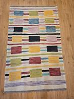Handgeweven oosterse wollen kelim 127x79, Info@SlatsAntiek.nl, 100 tot 150 cm, Vof Slats Antiek, Crème