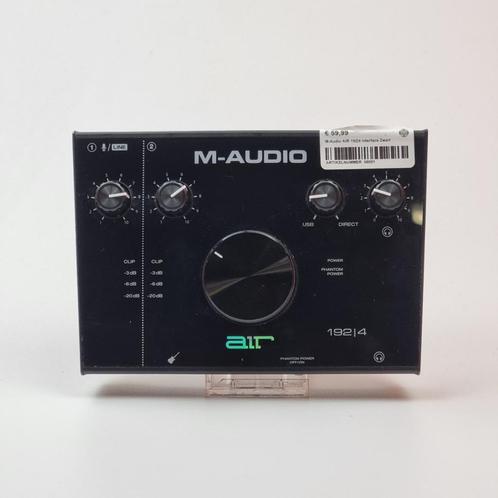 M-Audio AIR 192|4 Interface Zwart, Audio, Tv en Foto, Versterkers en Receivers, Zo goed als nieuw