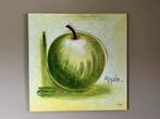 Schilderij appel en peer 100cm * 100cm, Antiek en Kunst, Ophalen