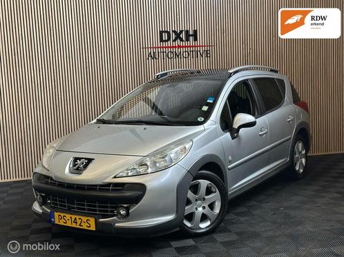 Peugeot 207 SW 1.6 VTi Outdoor AUTOMAAT PANO TREKHK LEER PDC, Auto's, Peugeot, Bedrijf, Te koop, Airbags, Airconditioning, Alarm