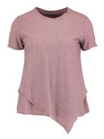 ALL SAINTS Daisy stripe roze gelaagde asymmetrische top M, Maat 38/40 (M), Allsaints, Ophalen of Verzenden, Zo goed als nieuw